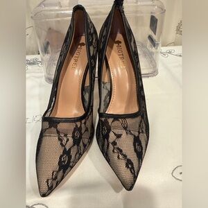 Black Lace Women Shoes